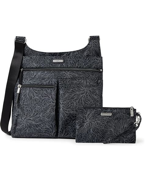 baggallini on track zip crossbody with rfid phone wristlet|baggallini on track zip bag.